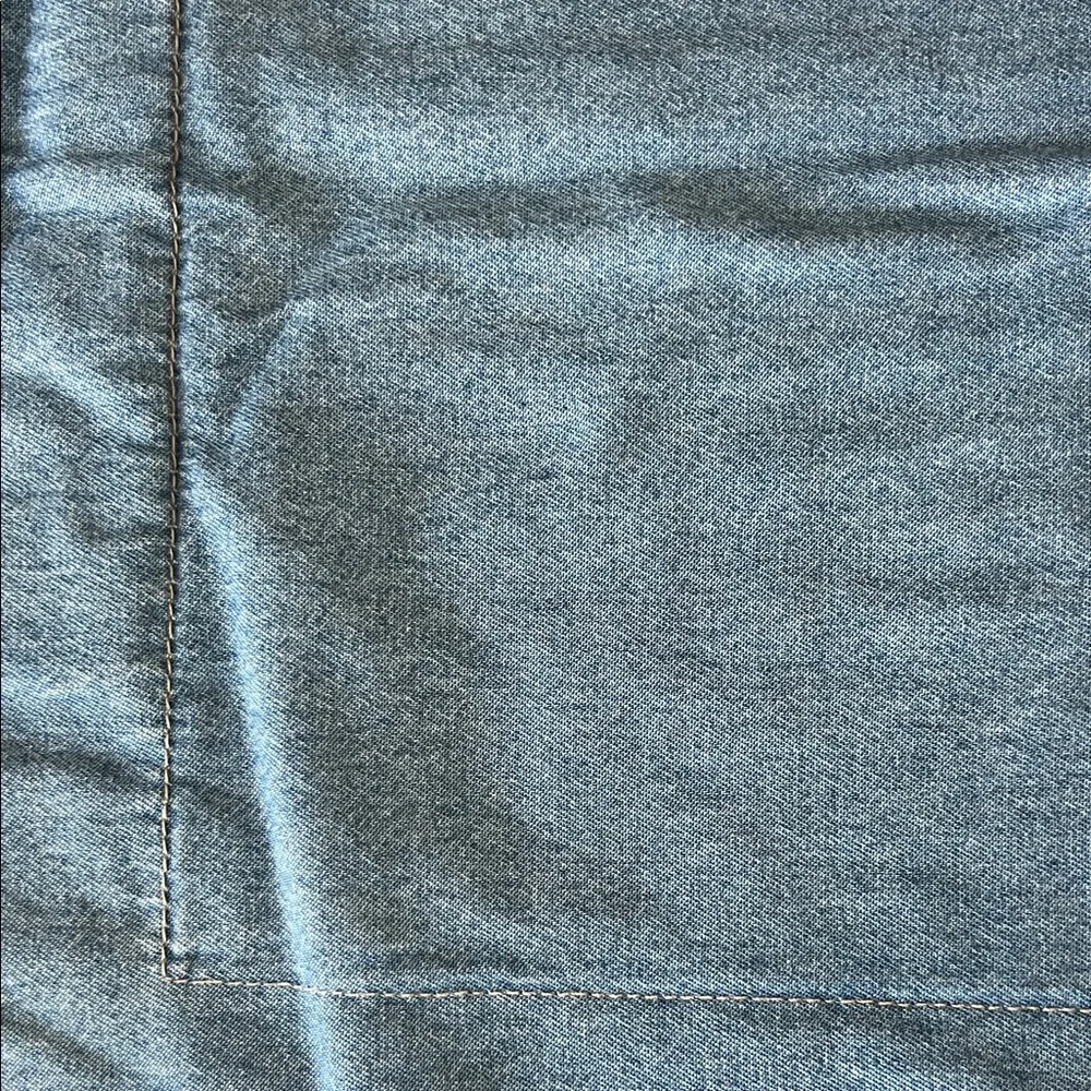 90s SET OF 4 Ralph Lauren - Denim (2)+Striped (2) Pillow Sham Covers Vintage